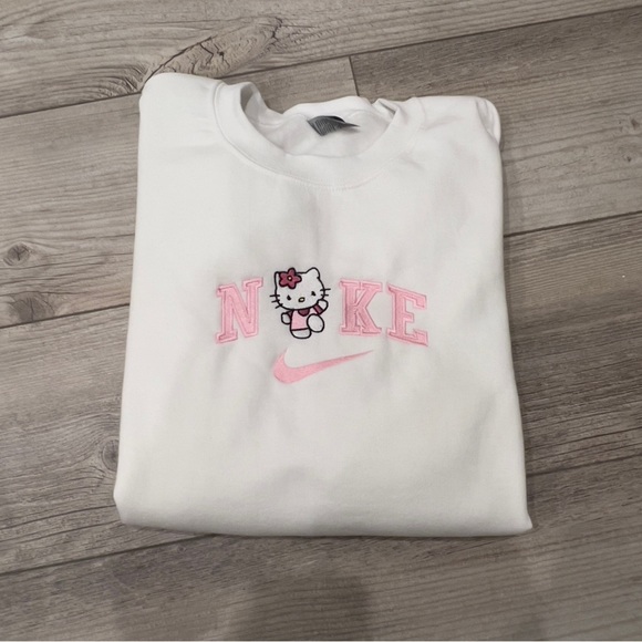Gildan Shirts Nike Hello Kitty Crewneck Poshmark